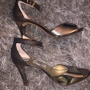 Open Toe Ankle Strap Heels